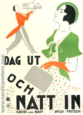 Dag ut och natt in 1932 poster Käthe von Nagy Willy Fritsch Ludwig Berger