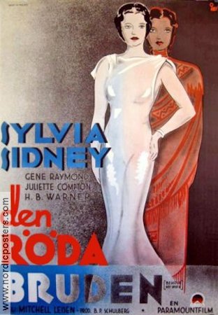 Den röda bruden 1934 poster Sylvia Sidney