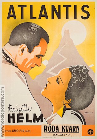 Die Herrin von Atlantis 1932 poster Brigitte Helm GW Pabst Berg Eric Rohman art