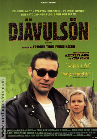 Djävulsön 1996 poster Baltasar Kormakur Gisli Halldorsson Sigurveig Jonsdottir Fridrik Thor Fridriksson Island Glasögon