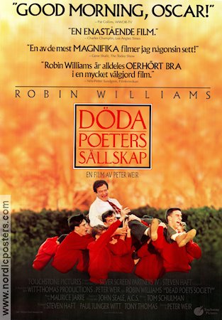 Döda poeters sällskap 1989 poster Robin Williams Peter Weir Skola