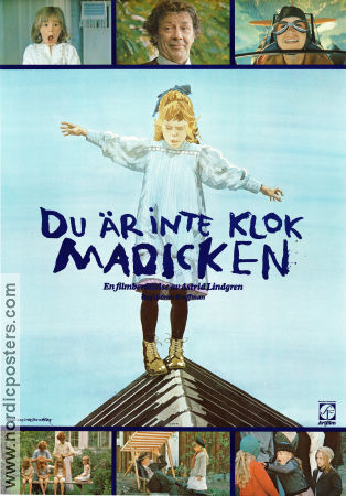 Du är inte klok Madicken 1979 poster Jonna Liljendahl Allan Edwall Göran Graffman Text: Astrid Lindgren Barn