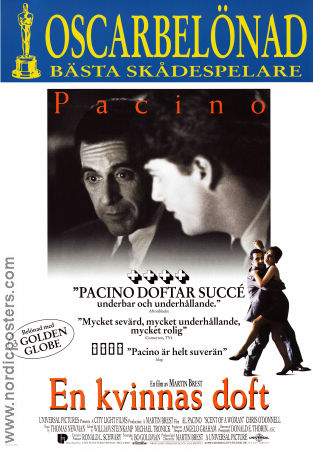 En kvinnas doft 1992 poster Al Pacino Chris O´Donnell Martin Brest Dans
