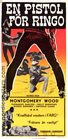 En pistol för Ringo 1966 poster Montgomery Wood Duccio Tessari
