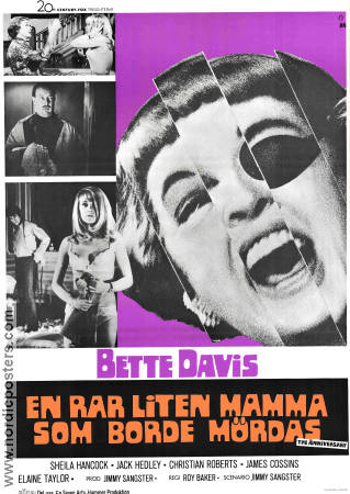 En rar liten mamma som borde mördas 1969 poster Bette Davis Roy Baker