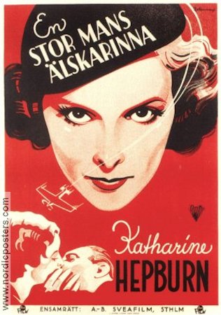 En stor mans älskarinna 1933 poster Katharine Hepburn