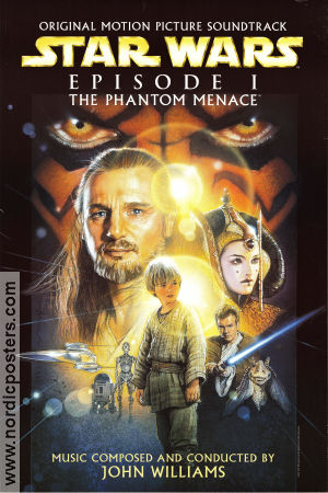 Episod I det mörka hotet soundtrack 1999 affisch Musik: John Williams Hitta mer: Soundtrack Hitta mer: Star Wars