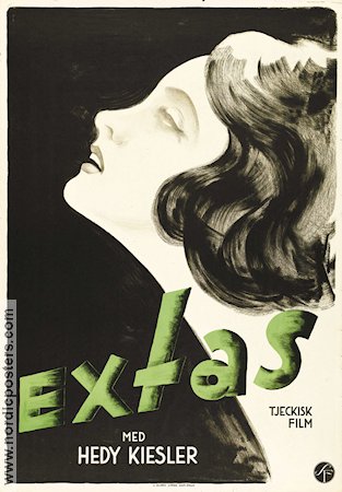 Extas 1933 poster Hedy Lamarr Aribert Mog Zvonimir Rogoz Gustav Machaty Filmen från: Austria