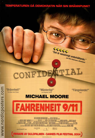 Fahrenheit 9 11 2004 poster George W Bush Ben Affleck Michael Moore Dokumentärer Politik