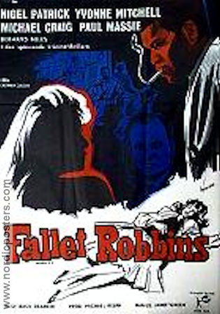 Fallet Robbins 1959 poster Nigel Patrick Yvonne Mitchell Michael Craig Basil Dearden