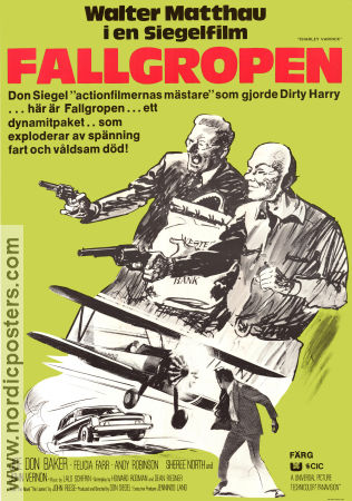 Fallgropen 1974 poster Walter Matthau Don Siegel