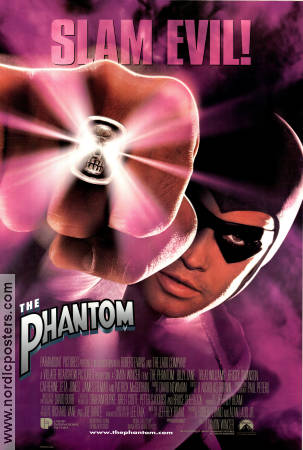 Fantomen 1996 poster Billy Zane Kristy Swanson Treat Williams Simon Wincer Från serier