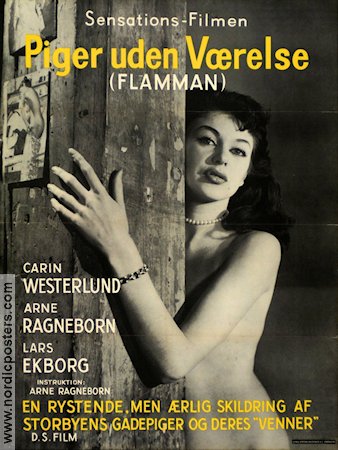 Flamman 1956 poster Carin Westerlund