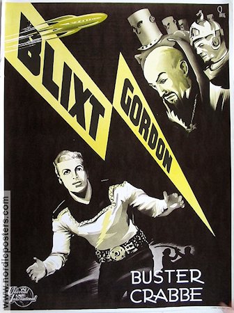 Flash Gordon 1936 poster Buster Crabbe