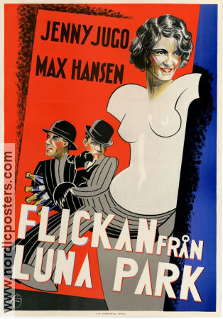 Flickan från Luna park 1931 poster Max Hansen Jenny Jugo Erich Engel