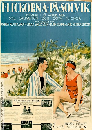 Flickorna på Solvik 1926 poster Vanda Rothgardt Einar Axelsson