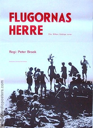 Flugornas herre 1971 poster Peter Brook Barn