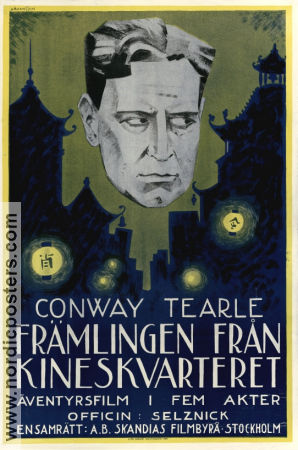 Främlingen från kineskvarteret 1921 poster Conway Tearle Zena Keefe Ralph Ince