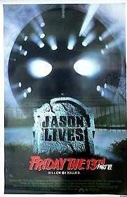 Friday the 13th part 6 1986 poster Tom McLoughlin