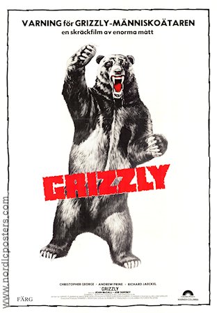Grizzly 1976 poster Christopher George