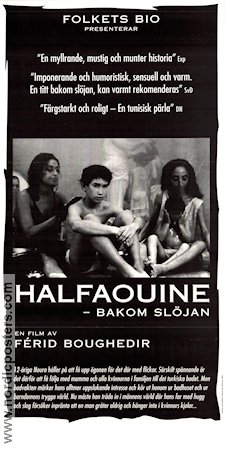 Halfaouine 1990 poster Selim Boughedir Mustapha Adouani Rabiah Ben-Abdullah Férid Boughedir Filmen från: Tunisia