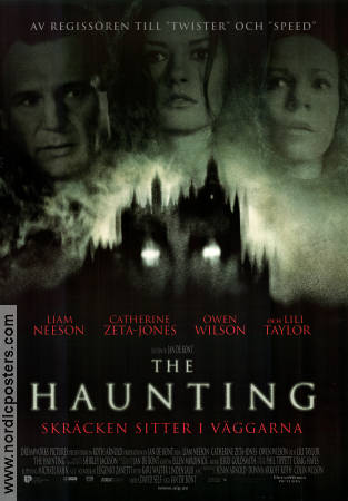 The Haunting 1999 poster Liam Neeson Catherine Zeta-Jones Owen Wilson Jan de Bont