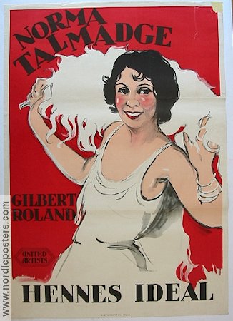 Hennes ideal 1929 poster Norma Talmadge