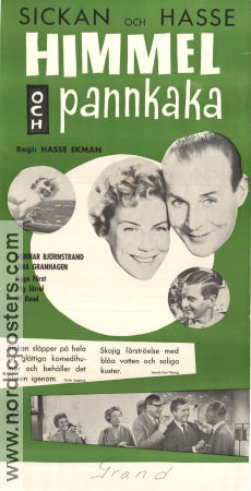 Himmel och pannkaka 1959 poster Sickan Carlsson Lena Granhagen Gunnar Björnstrand Hasse Ekman