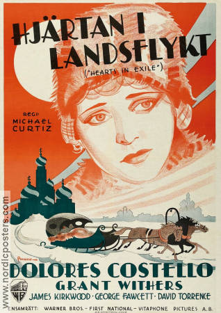 Hjärtan i landsflykt 1929 poster Dolores Costello Grant Withers Michael Curtiz