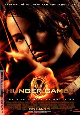 The Hunger Games 2012 poster Jennifer Lawrence Josh Hutcherson Liam Hemsworth Gary Ross