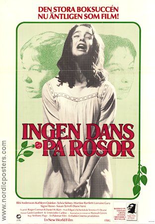 Ingen dans på rosor 1977 poster Kathleen Quinlan Bibi Andersson Anthony Page Blommor och växter