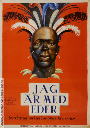 Jag är med eder 1947 poster Victor Sjöström Rune Lindström Carin Cederström Gösta Stevens Hitta mer: Africa
