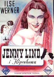 Jenny Lind i Köpenhamn 1941 poster Ilse Werner