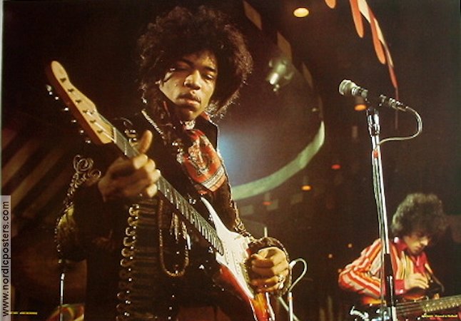Jimi Hendrix 1981 poster Jimi Hendrix Instrument