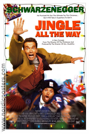Jingle All the Way 1996 poster Arnold Schwarzenegger Phil Hartman Brian Levant