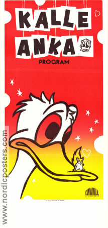 Kalle Anka program 1959 poster Kalle Anka Donald Duck