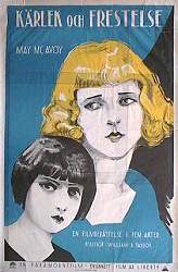 Kärlek och frestelse 1923 poster May McAvoy