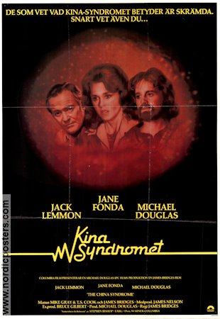 Kinasyndromet 1979 poster Jane Fonda Jack Lemmon Michael Douglas James Bridges