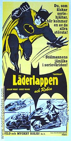Läderlappen och Robin 1967 poster Adam West Hitta mer: Batman