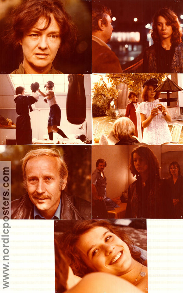 Lämna mej inte ensam 1980 lobbykort Lena Löfström Anki Lidén Gunvor Pontén Pelle Lindbergh Niels Dybeck Jan Halldoff