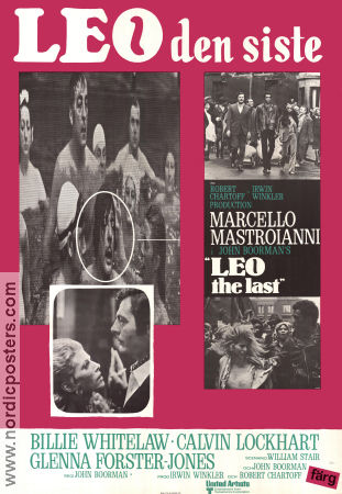 Leo den siste 1970 poster Marcello Mastroianni Billie Whitelaw Calvin Lockhart John Boorman