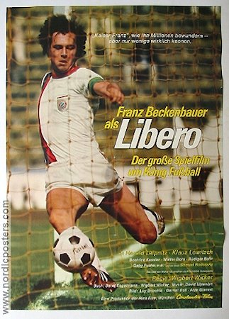Libero 1973 poster Franz Beckenbauer Fotboll