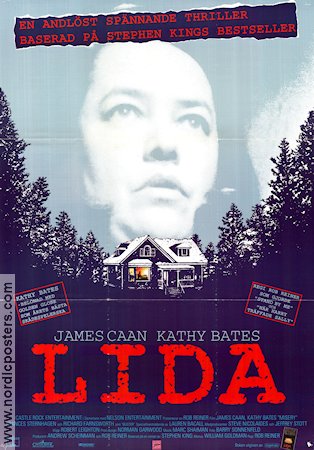 Lida 1990 poster James Caan Kathy Bates Text: Stephen King
