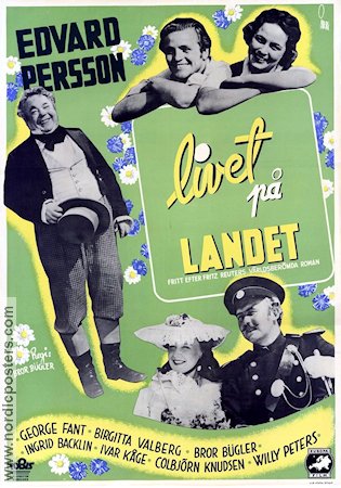 Livet på landet 1943 poster Edvard Persson Georg Fant Birgitta Valberg