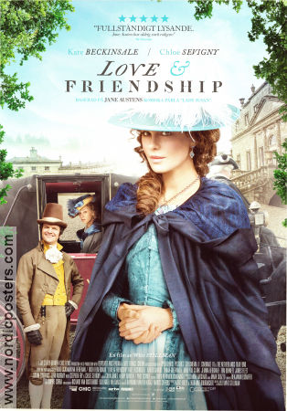 Love and Friendship 2016 poster Kate Beckinsale Chloe Sevigny Xavier Samuel Whit Stillman Text: Jane Austen