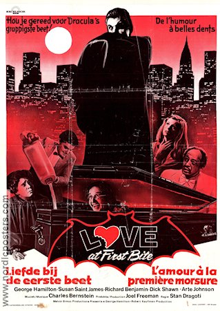 Love at First Bite 1979 poster George Hamilton