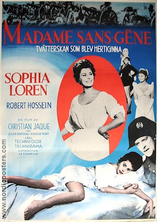 Madame Sans-Gene 1962 poster Sophia Loren