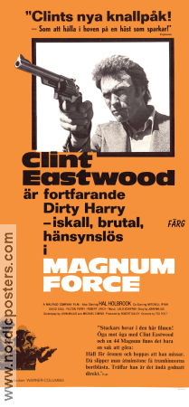 Magnum Force 1973 poster Clint Eastwood Hal Holbrook Mitchell Ryan Ted Post Hitta mer: Dirty Harry Vapen