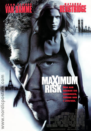 Maximum Risk 1996 poster Jean-Claude Van Damme Natasha Henstridge Jean-Hugues Anglade Ringo Lam