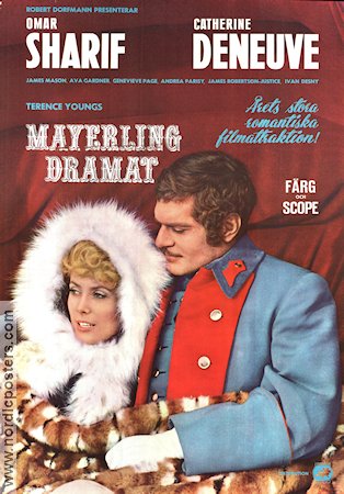 Mayerlingdramat 1968 poster Omar Sharif Catherine Deneuve Terence Young Romantik